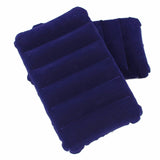 Amazing Choice Velvet Soft Comfort Air Inflatable Travel Pillow Blue (2 Pack)