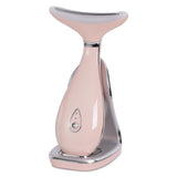 VRAIKO Lily Neck Face Massager, Skin Rejuvenation Beauty Massager, 3-in-1 at-Home Facial Spa Tool, Lifting, Toning and Tightenin