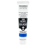 Turner Colour Works Acryl Gouache Artist Acrylic Paint - Single 20 ml Tube - Spring Blue