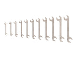 TEKTON Angle Head Open End Wrench Set, 11-Piece (3/8-1 in.) | WAE91002 | Made in USA
