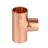 EFIELD 1-1/4 X 1-1/4 X 1 C X C X C Copper Reducing Tee, LF Copper Plumbing Fittings with Sweat Solder Connection,(COPPER110)