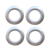 PRETYZOOM 20pcs Low Noise Curtain Buckles Silver Eyelet Rings for Drapery Rods Convenient Clip Rings for Hanging Curtains with T