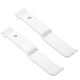White Wire Shelf Corner Support Bracket Replacement for ClosetMaid Shelf - Adjustable Ventilated Wire Closet Shelving Accessorie