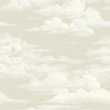 JiffDiff Wallpaper Peel and Stick White Cloud Wallpaper for Bedroom Mural Grey Contact Paper 17.3 x 118 Self Stick Neutral Moder