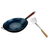 MYADDICTION Wok Pan for Cooking Sautee Gas Cooking Wok Cookware General Pans Chinese Wok Dia 38cm