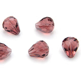 50pcs Adabele Austrian 12mm Faceted Teardrop Crystal Beads Amethyst Compatible with 5500 Swarovski Crystals Preciosa