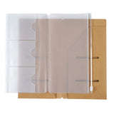 Moterm Kraft File Folder + Zipper Pvc Pouch Travelers Journal Refills Pack
