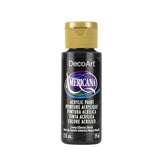 DecoArt Americana Acrylic Paint, 2Ounce, Lamp Black (DAO673)
