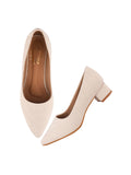 Shoetopia Embellished Shimmery Cream Pumps For Women & Girls. /Eu40,Cream,7,B0DFVGLVDQ