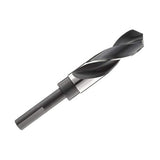 Drill America D/A3F Series HighSpeed Steel ReducedShank Drill Bit, Black Oxide Finish, Round with 3Flats Shank, Spiral Flute,
