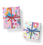 Klassik Pack Of 10 Princess Theme Gift Wrapping Paper| 12X18 Inch,Assorted