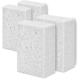 4 PCS Large Natural Cellulose Sponges Super Absorbent and Biodegradable, Perfect for Home & Kitchen Cleaning, Boat Bail, Car W