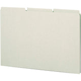 Smead Pressboard Guides, 1/3Cut Tab (Blank), Legal Size, Gray/Green, 50 per Box (52334)