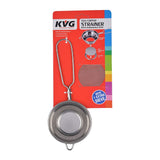 SpiderJuice Tea/Coffee Stainless Steel Fine Separate Strainer Sieve with Locking Lid and One Extra Changeable Sieve System Comfo
