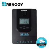 Renogy Rover 40 Amp 12V/24V Dc Input Mppt Solar Charge Controller Auto Parameter Adjustable Lcd Display Solar Panel Regulator Fi