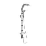 PULSE ShowerSpas 1017-S Bonzai Silver Aluminum Shower System