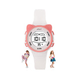 Spiky Cateye Digital Sports Watch For Kids (White) | Multifunctional With Luminous Display & Alarm | Water Resistant & Soft Sili