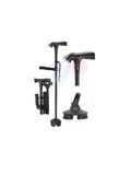 TIRAROME Walking Cane for Men & Women, 3-in-1 Folding Cane with Alarm and Light, 34-38 Adjustable, Collapsible Walking Stick for
