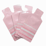 MITOB 100 Pack 2.95x5.1 inch Heat Seal Sample Mylar Packets for Portable Travel Toiletries Empty Disposable Liquid Shampoo Pouch