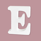 Unfinished Wood Letters, White 8 Inch Wooden Letters for Crafts, Wooden Alphabet Letters for Wall Decor, Standing Sign Board Dec