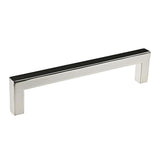 Richelieu Hardware BP873128180 Lambton Collection 5 1/16-inch (128 mm) Center-to-Center Polished Nickel Modern Rectangular Cabin