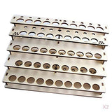 The Style Sutra 2X Wooden Pigment Rack Organizer Paint Bottle Brushes Model Storage Holder |Toys & Hobbies | Models & Kits | Too