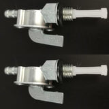 Zzrsdan 2Pcs 2 Stroke 80Cc Gas Motor 10 * 1Mm Fuel Tank Switch Valve Frame Petcock Bicycle -Like New