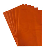 Laminated Orange Book Cover | School Book Cover Waterproof & Durable ReadytoUse Notebook Covers (20 Pcs, 35x48 cm)