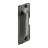 Prime-Line U 9501 Latch Guard Plate Cover - Protect Against Forced Entry, Easy to Install on Out-Swinging Doors - Bronze (Single