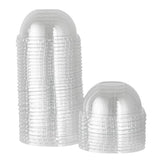 LIDS ONLY: Dome-Shaped Lids, 200 Transparent Plastic Lids For 5 Ounce Coppetta To Go Cups - Cups Sold Separately, Disposable, Cl