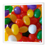 3dRose ht_11446_3 Jumping Jelly Beans-Iron on Heat Transfer Paper for White Material, 10 by 10-Inch