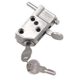 BELWITH PRODUCTS LLC 1253 Patio Lock, 1 Count (Pack of 1), Aluminum