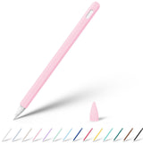 KELIFANG Silicone Case for Apple Pencil Pro 2024 & Apple Pencil 2nd Generation, Cute Pink Protective Skin Sleeve Cover Holder Gr