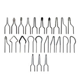 23pcs Wire Wood Burning Tips, Pyrography Tip Nibs Kit, Wood Burner Set Tool For 30-50w Adjustable Wood Burning Machine Pyrograph