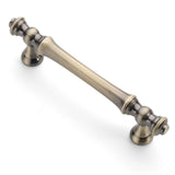 Asidrama 6 Pack 3.75 Inch(96mm) Brushed Antique Brass Kitchen Cabinet Handles, Cabinet Pulls Kitchen Cabinet Hardware for Cupboa