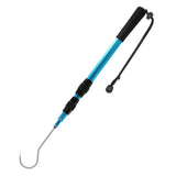 SANLIKE Telescopic Fish Gaff with Stainless Sea Fishing Spear Hook Tackle, Soft Rubber Handle Aluminium Alloy Pole for Saltwater