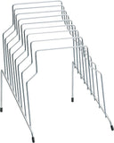 Fellowes Step File, 8 Sections, 10.12 X12.12 X 11.87 Inches, Wire, Silver (72604)