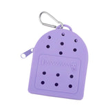 Calandis Silicone Wallet Waterproof Zipper Small Storage Bag Lightweight Womens Purse Purple | Wallets | Womens Accessories