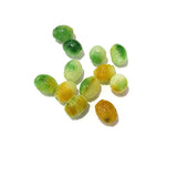 Fashewelry 10Pcs Natural Myanmar Jade Stone Large Hole Beads Engraving Carved Gemstone European Charms Bead Barrel Rondelle Shap