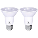 2 Pack PAR20 Outdoor LED Flood Light Bulb 8W 75 Watt Equivalent 500 Lumens Dimmable Waterproof E26 5000K Cool White LED Flood Li
