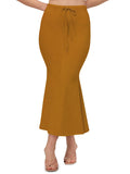 GRECIILOOKS Womens Fancy Cotton Lycra Regular Fit Patticoat (Mustard, Medium)