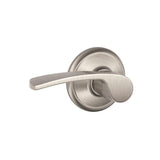 Schlage F10VMER619 Merano Hall and Closet Lever, Satin Nickel
