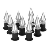 Wind Screen Spike ,Windshield Spike Fairing Kit M5 Screws Nuts Fit for Motorcycle Modification(Silver)