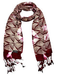 Elegant Scarf Studio Soft Lightweight Rayon Dotted Pattern Scarf For Women | Premium Printed Stole With Tassels | Casual, Office