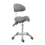 Antlu Saddle Stool Chair with Back Support - Ergonomic Esthetician Seat Saddle Stool for Salon Tattoo Spa Medical Dentist Clinic
