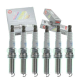 6 pc NGK Laser Iridium Spark Plugs compatible with Chrysler Town & Country 3.6L V6 2011-2014