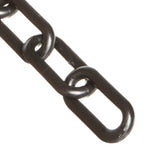 Mr. Chain Plastic Barrier Chain, Black, 2Inch Link Diameter, 500Foot Length (50003500)