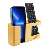 Decobay D3 Wall Mount Phone Holder, Punch-Free Wall-Mounted Mobile Phones Charging to Stand, Sticky Remote Control Storage Box B