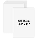 MAXECHO 8.511 White Cardstock Bulk 150 Sheets Construction Paper Card Stock Printer Paper for DIY Art Crafts, Cricut Card Ma