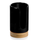Viosuniu Ceramic Bathroom Cups Dispenser - 3-5 oz Disposable Paper & Plastic Bathroom Cups Holder - Mouthwash Cups Dispenser for